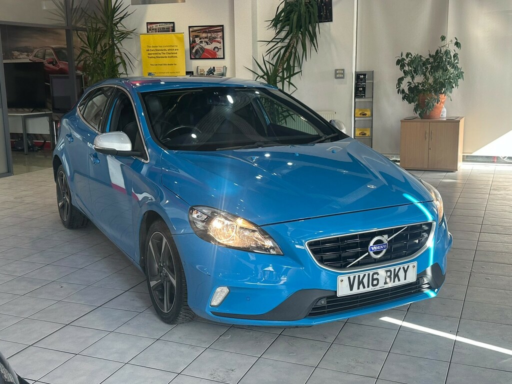 Volvo V40 2.0 R-design D2 Blue #2