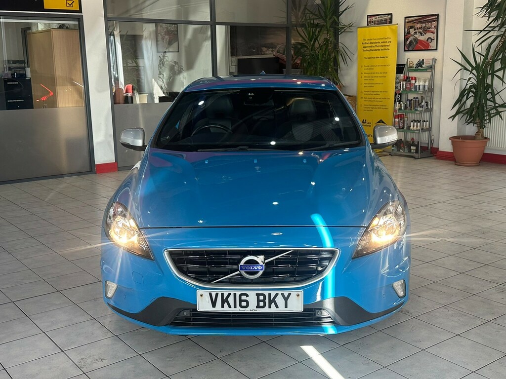 Volvo V40 2.0 R-design D2 Blue #4