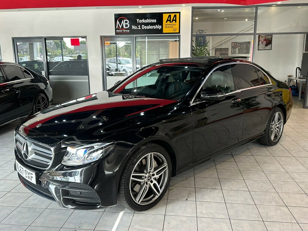 Mercedes-Benz E Class Saloon 2.0 E220d Amg Line 2017 NL67OXF Black #5