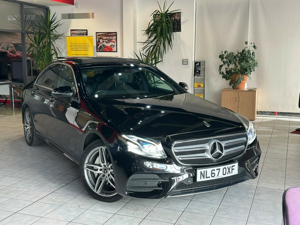 Mercedes-Benz E Class Saloon 2.0 E220d Amg Line 2017 Black