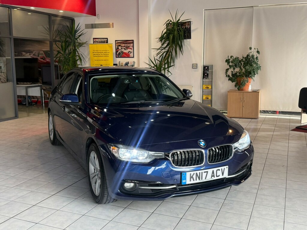 BMW 3 Series 2.0 330E Sport Saloon Blue #2