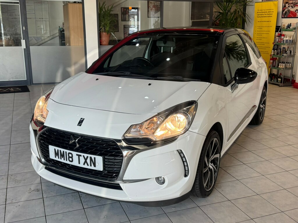 DS DS 3 Hatchback 1.2 Puretech Connected Chic 2018 MM18TXN White #5