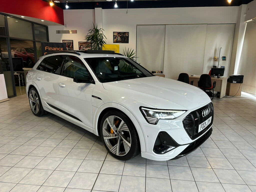 Audi E-tron Suv 55 Vorsprung 2021 FD21JYH White #3