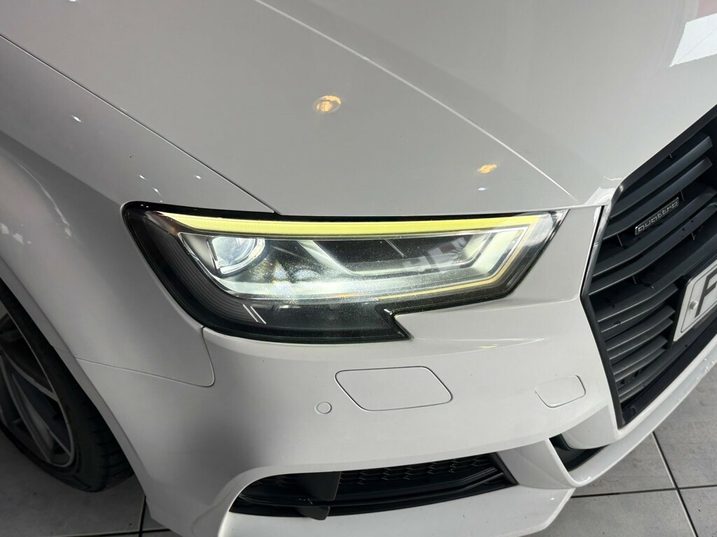 Audi A3 Saloon 2.0 Tdi Black Edition 2017 FP67YWT White #3