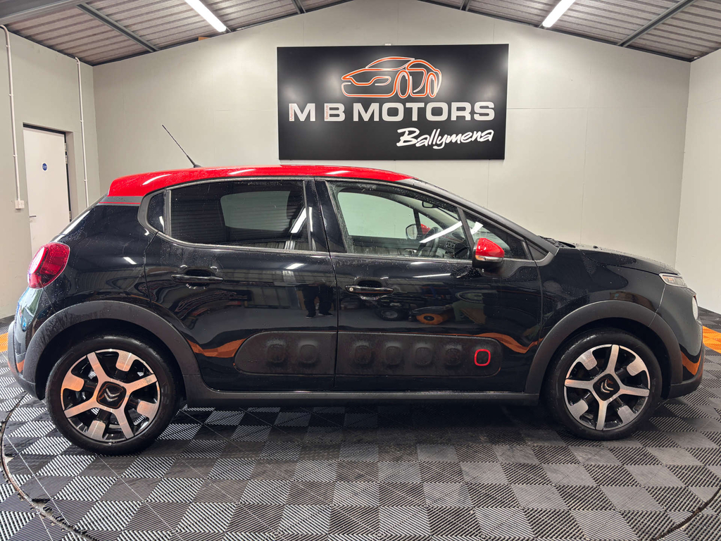 Citroen C3 Flair Nav Edition Puretech Ss YP68VMY Black #2