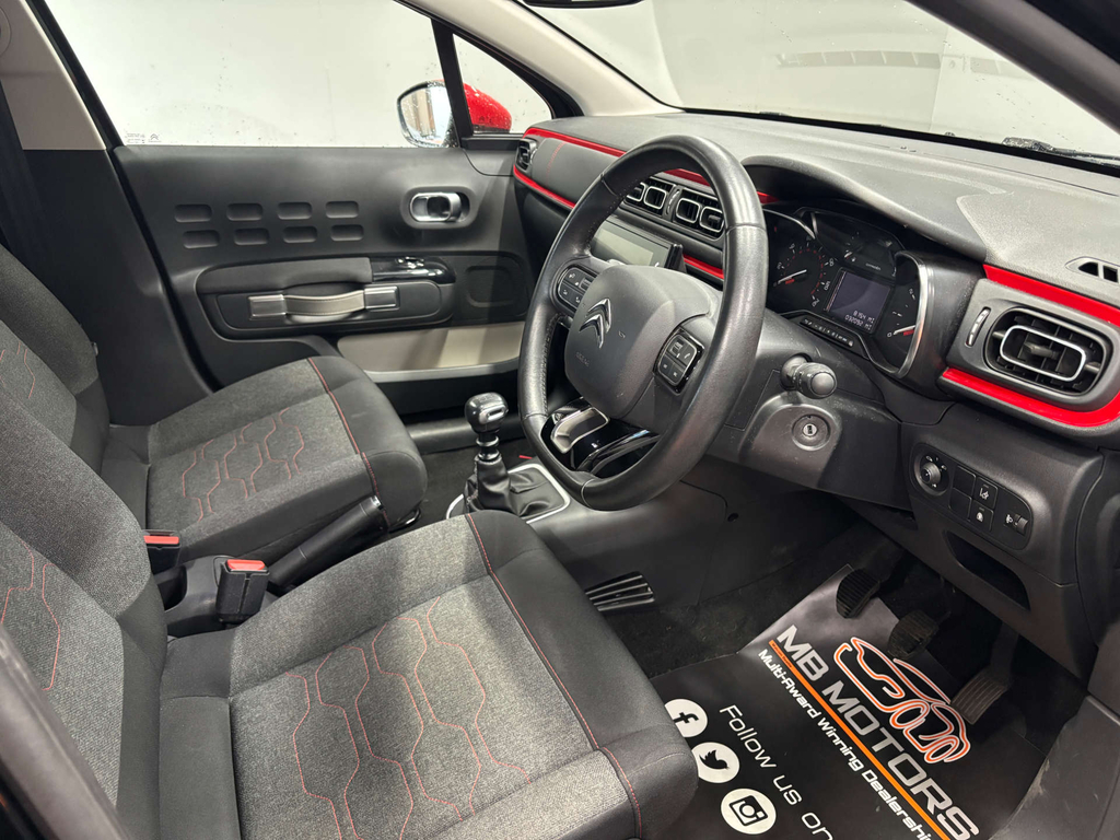 Citroen C3 Flair Nav Edition Puretech Ss YP68VMY Black #4