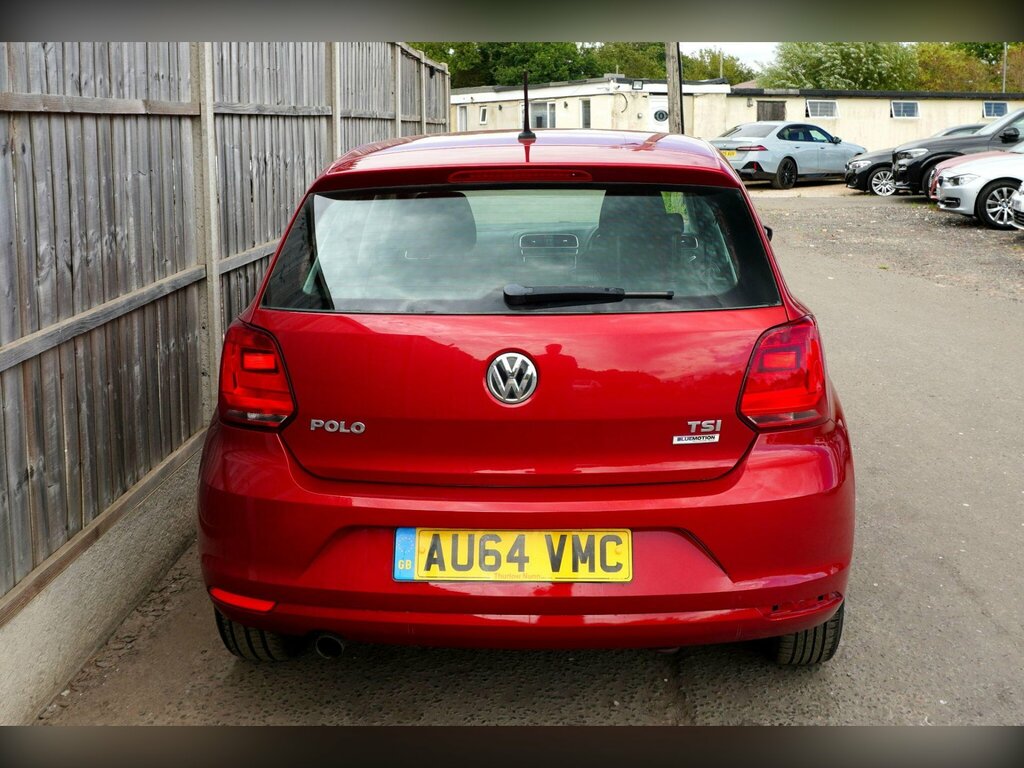 Volkswagen Polo 1.4 Tdi Bluemotion Tech Se Hatchback Ma Red #9