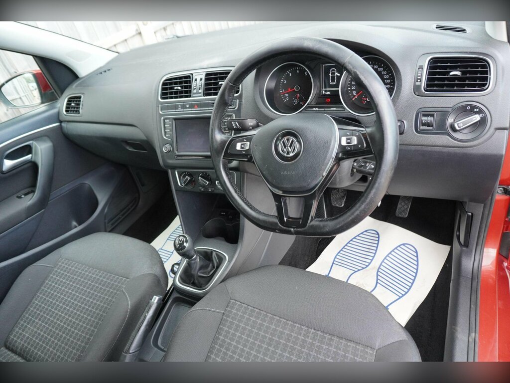 Volkswagen Polo 1.4 Tdi Bluemotion Tech Se Hatchback Ma Red #15