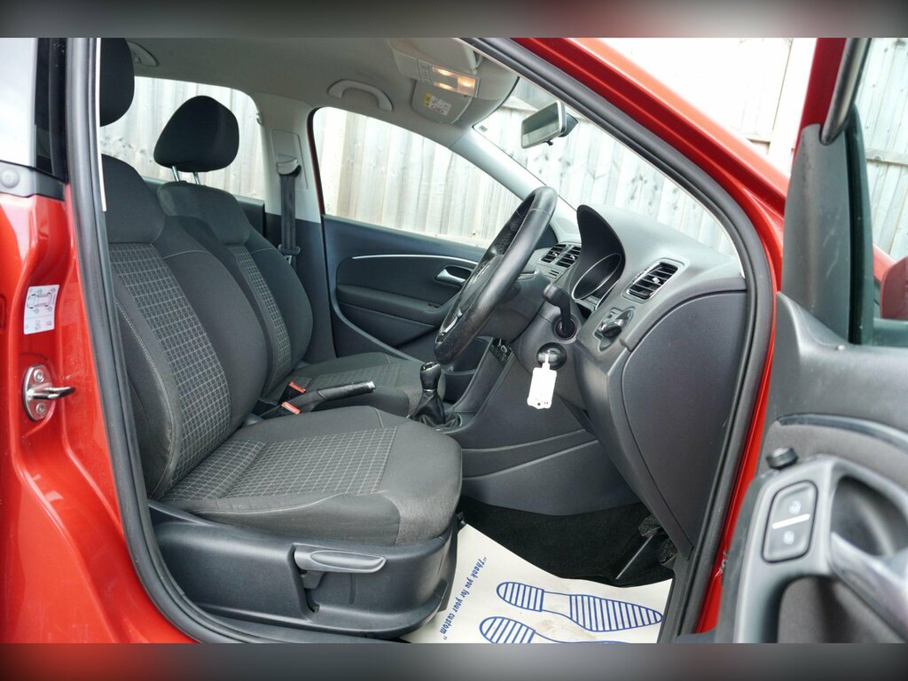 Volkswagen Polo 1.4 Tdi Bluemotion Tech Se Hatchback Ma Red #14