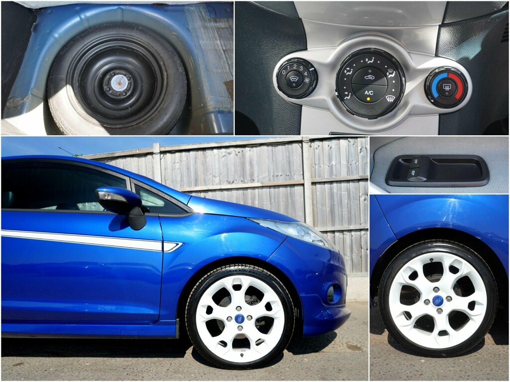 Ford Fiesta Door Fiesta 1250Cc 5 Speed U112 Ulez White #7