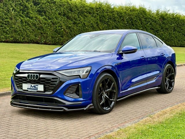 Audi Q8 e tron 55 S Line Sportback Blue #2