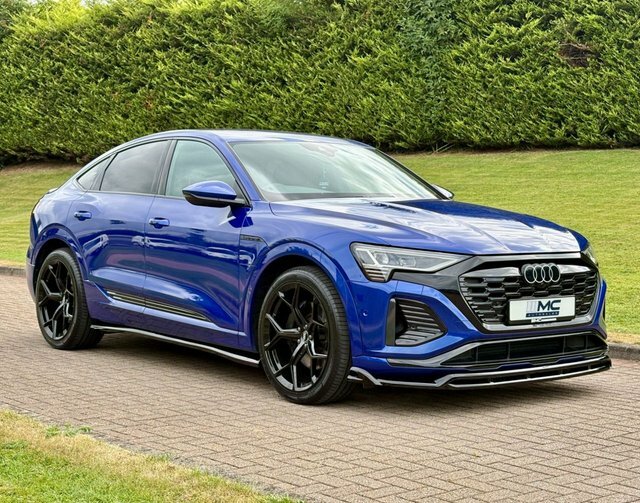 Audi Q8 e tron 55 S Line Sportback Blue