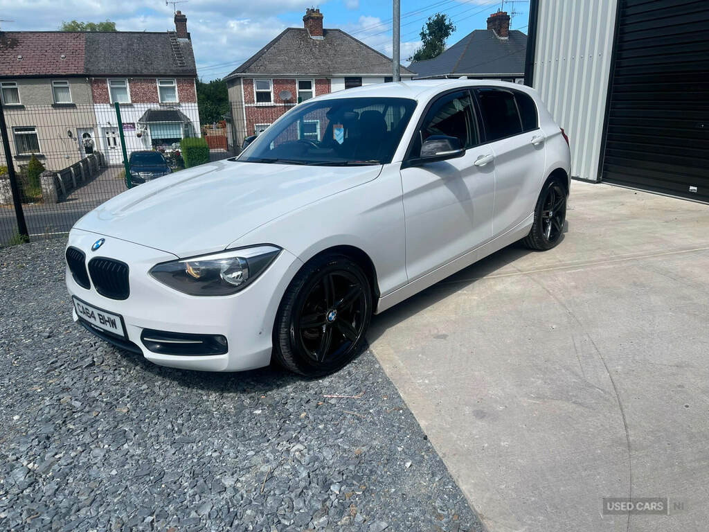 BMW 1 Series 118I M Sport White #2