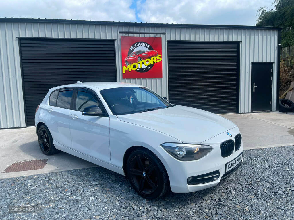 BMW 1 Series 118I M Sport White #1