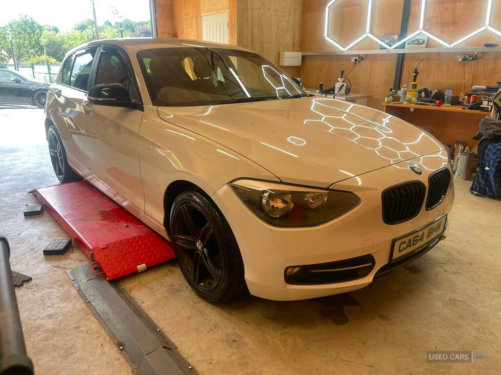 BMW 1 Series 118I M Sport White #10