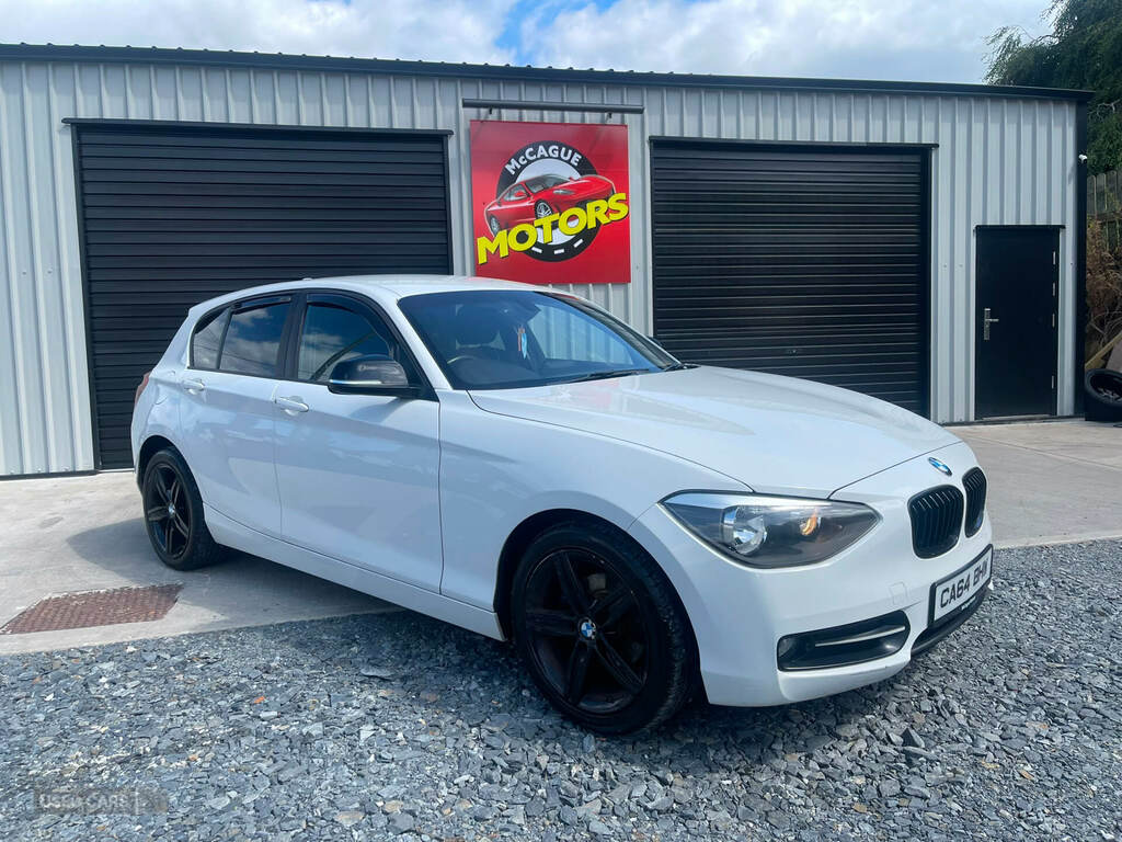 BMW 1 Series 118I M Sport White #6