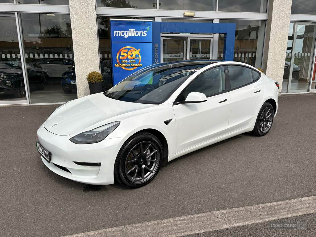 Tesla Model 3 Long Range Rwd AJ23RHK White #2