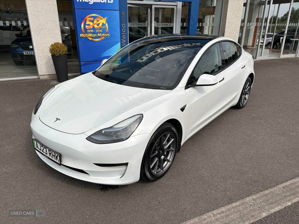 Tesla Model 3 Long Range Rwd AJ23RHK White #3