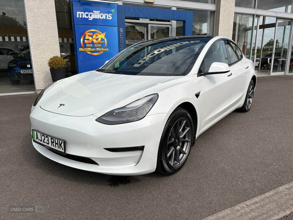 Tesla Model 3 Long Range Rwd AJ23RHK White #4