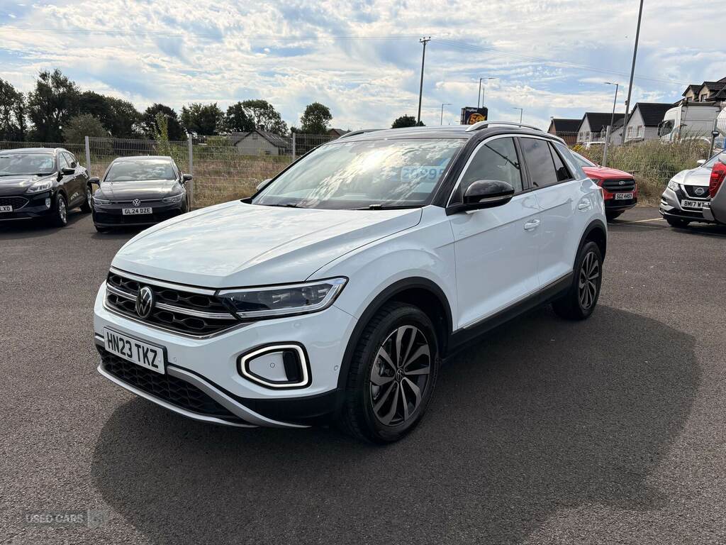 Volkswagen T-Roc 1.5 Tsi Style Dsg White #3