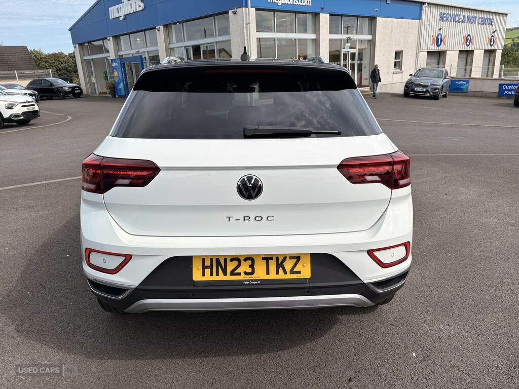 Volkswagen T-Roc 1.5 Tsi Style Dsg White #5