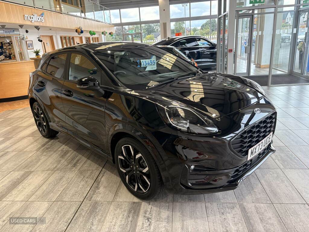 Ford Puma 1.0 Ecoboost Hybrid Mhev St-line X Black #4