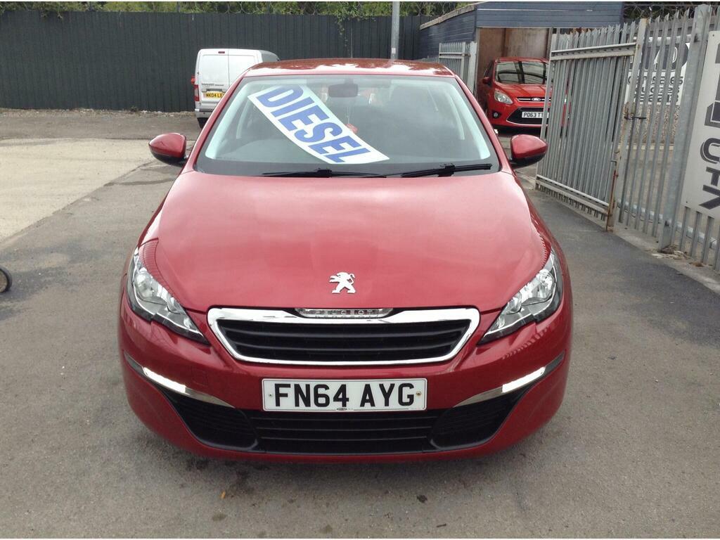 Peugeot 308 1.6 Hdi Active Euro 5 Red #2