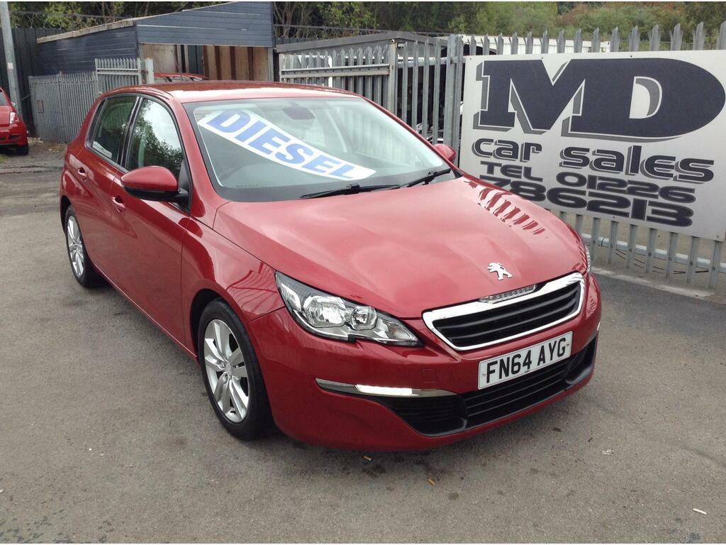 Peugeot 308 1.6 Hdi Active Euro 5 Red