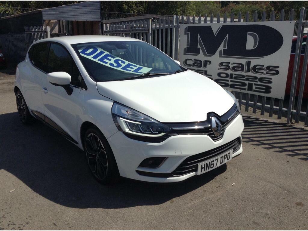 Renault Clio 1.5 Dci Dynamique S Nav Euro 6 S S White