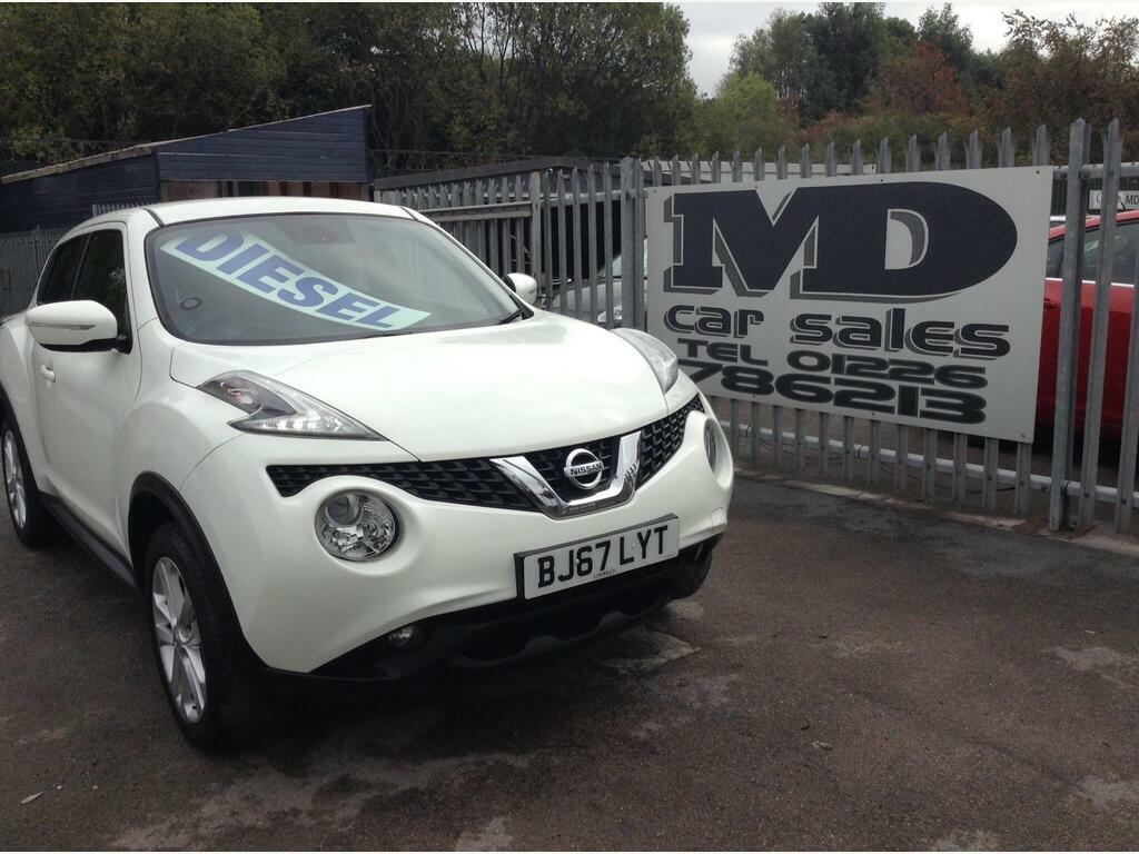 Nissan Juke 1.5 Dci N-connecta Euro 6 S S White