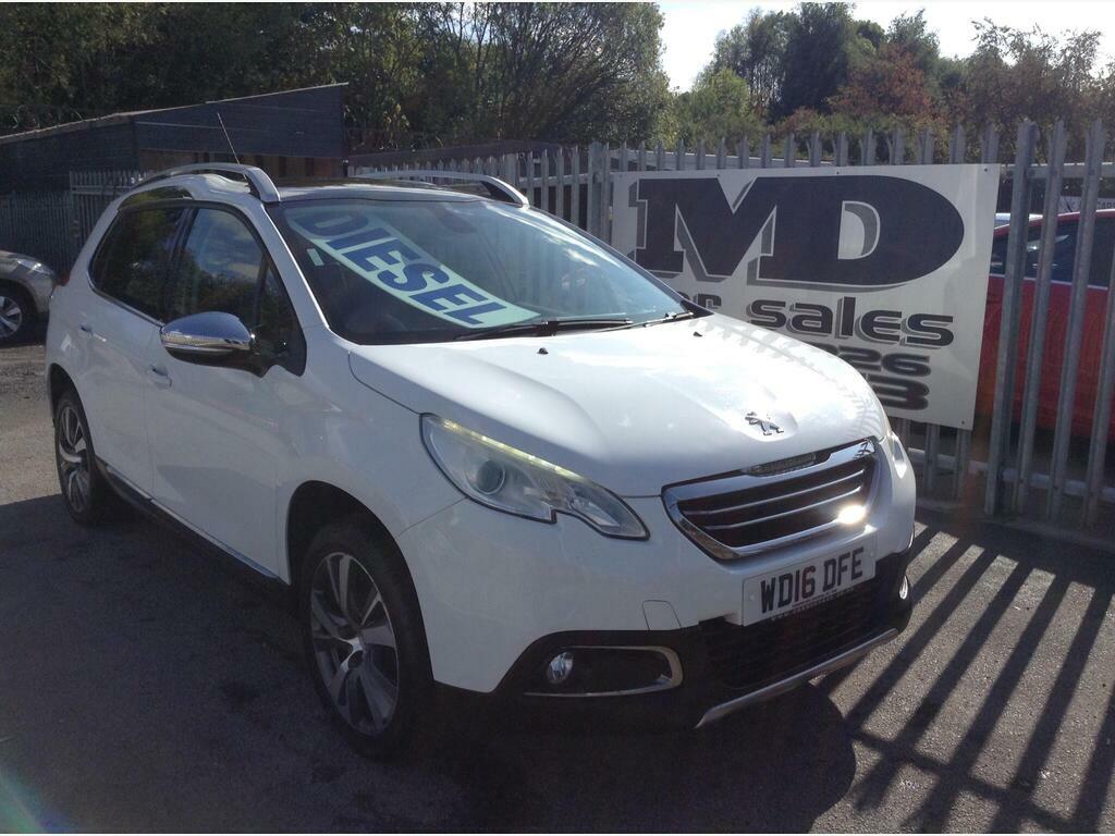 Peugeot 2008 1.6 Bluehdi Feline Euro 6 S S White