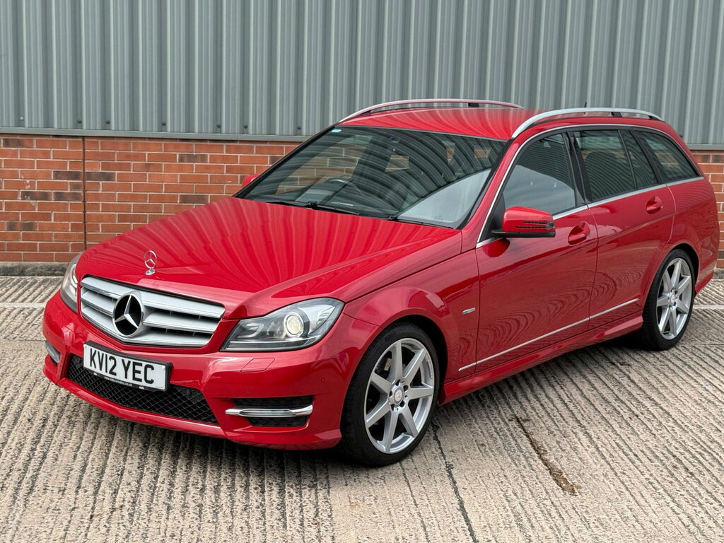 Mercedes-Benz C Class 2.1 C220 Cdi Blueefficiency Sport G-tronic Euro 5 KV12YEC Red #5