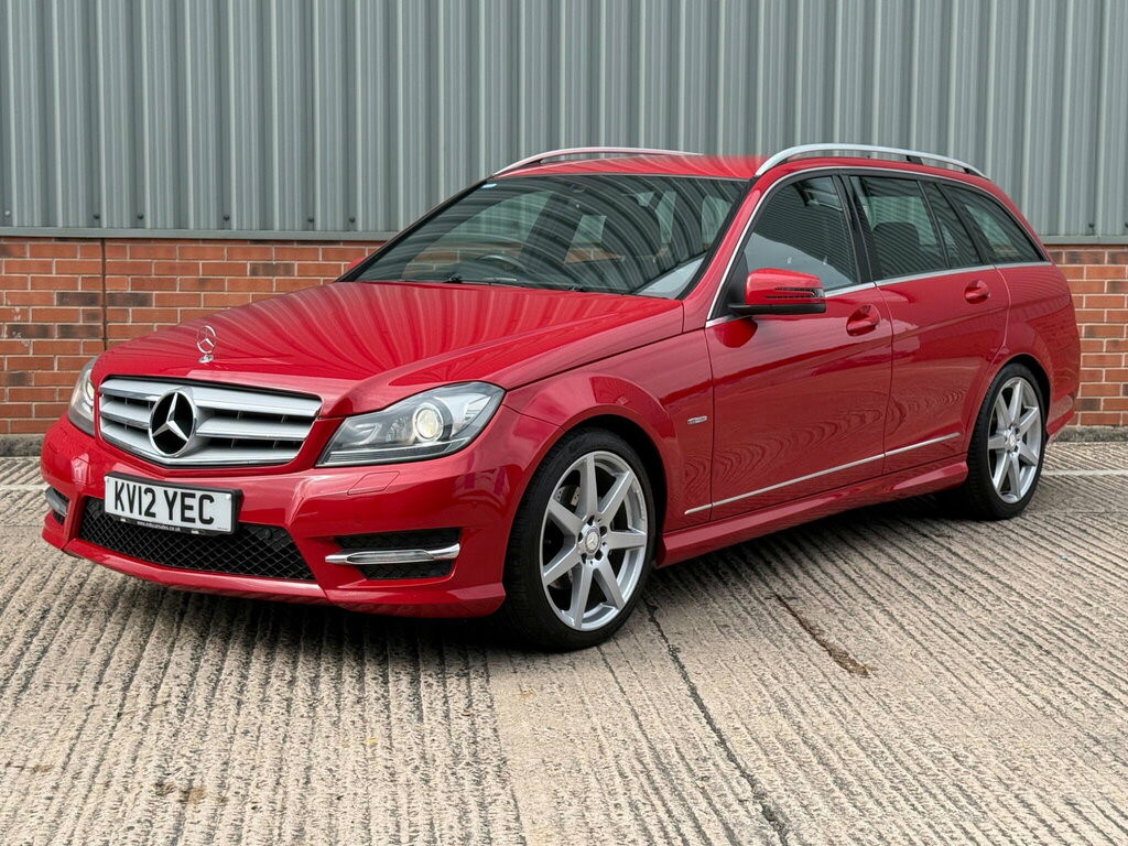 Mercedes-Benz C Class 2.1 C220 Cdi Blueefficiency Sport G-tronic Euro 5 KV12YEC Red #6