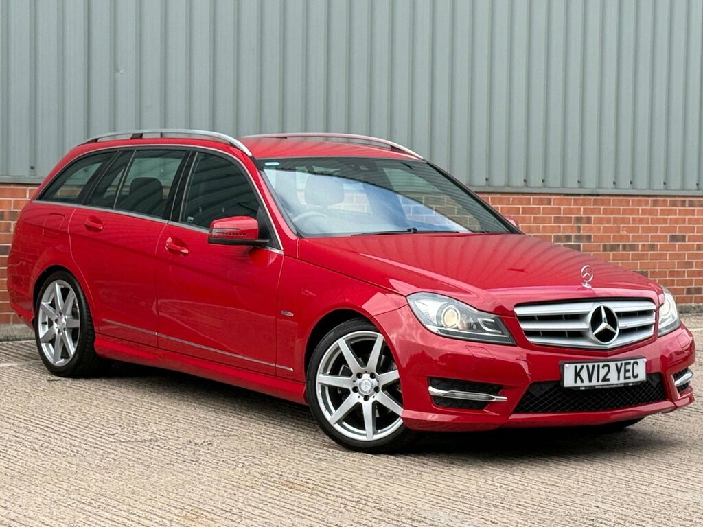 Mercedes-Benz C Class 2.1 C220 Cdi Blueefficiency Sport G-tronic Euro 5 KV12YEC Red