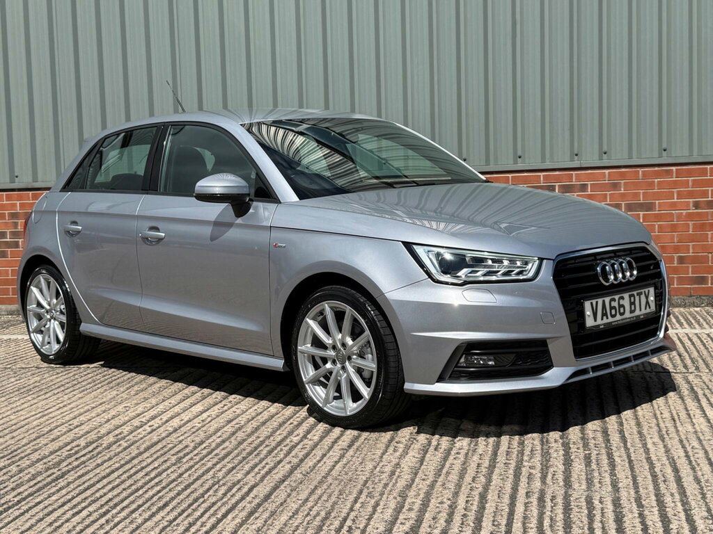 Audi A1 1.6 Tdi S Line Sportback S Tronic Euro 6 Ss Silver #5