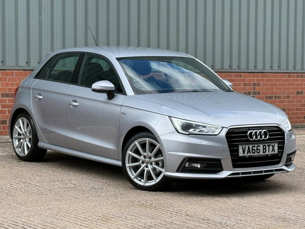 Audi A1 1.6 Tdi S Line Sportback S Tronic Euro 6 Ss Silver