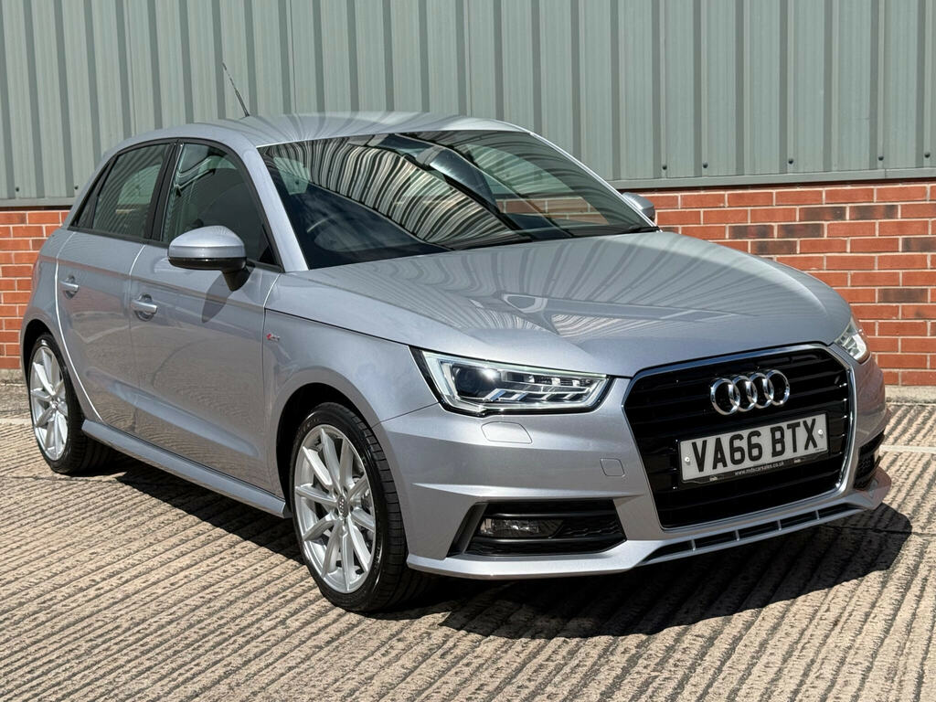 Audi A1 1.6 Tdi S Line Sportback S Tronic Euro 6 Ss Silver #6