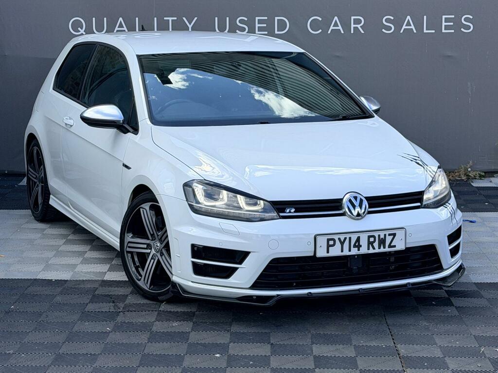 Volkswagen Golf R White #2