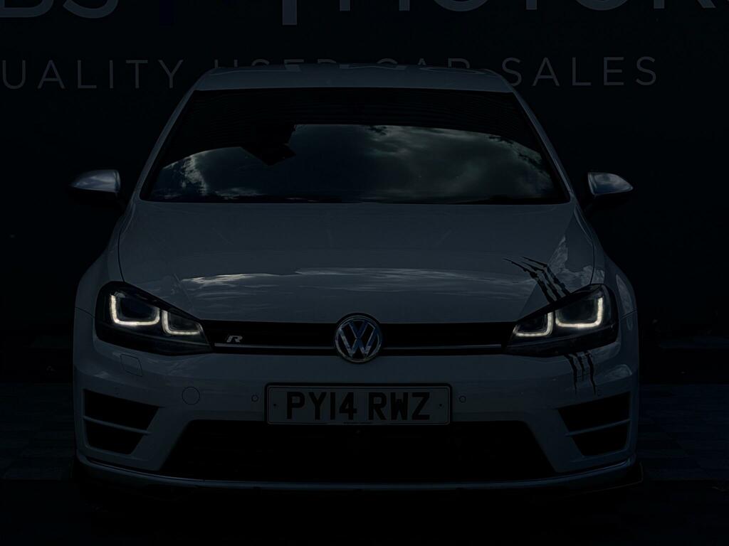 Volkswagen Golf R White #5
