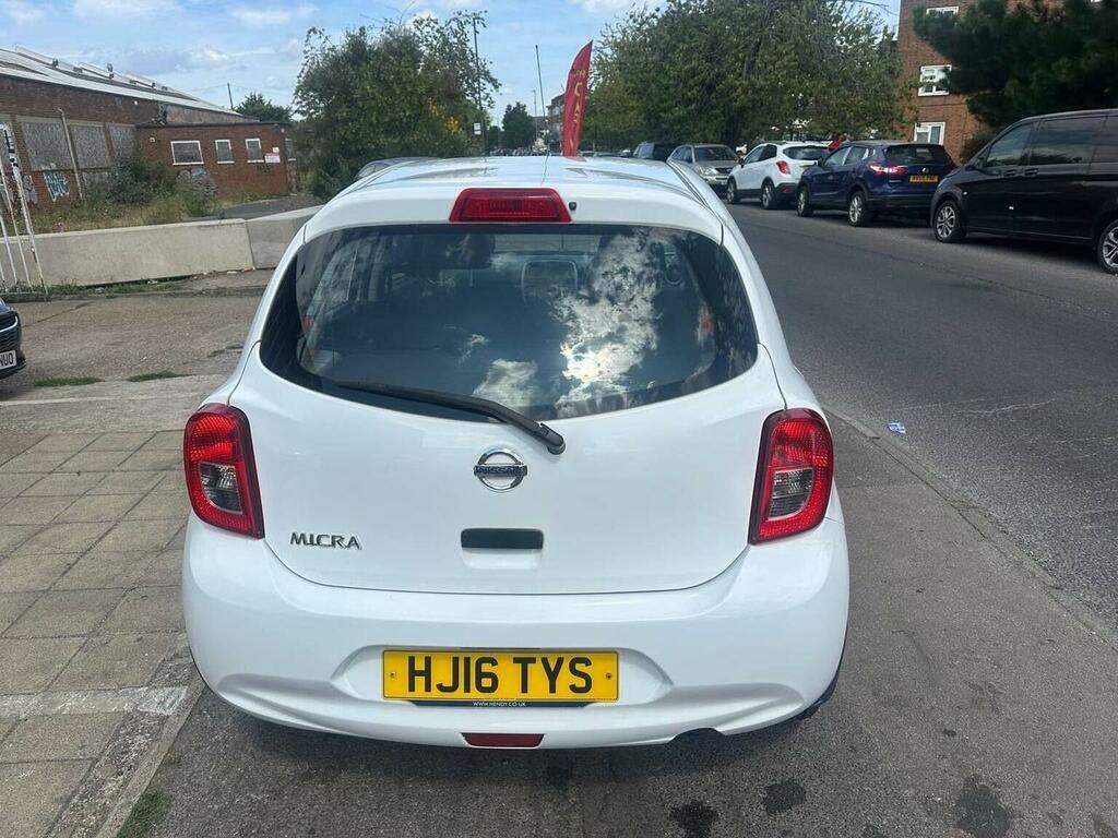 Nissan Micra Hatchback 1.2 Vibe Euro 6 201616 HJ16TYS White #5