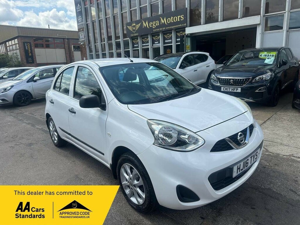 Nissan Micra Hatchback 1.2 Vibe Euro 6 201616 HJ16TYS White