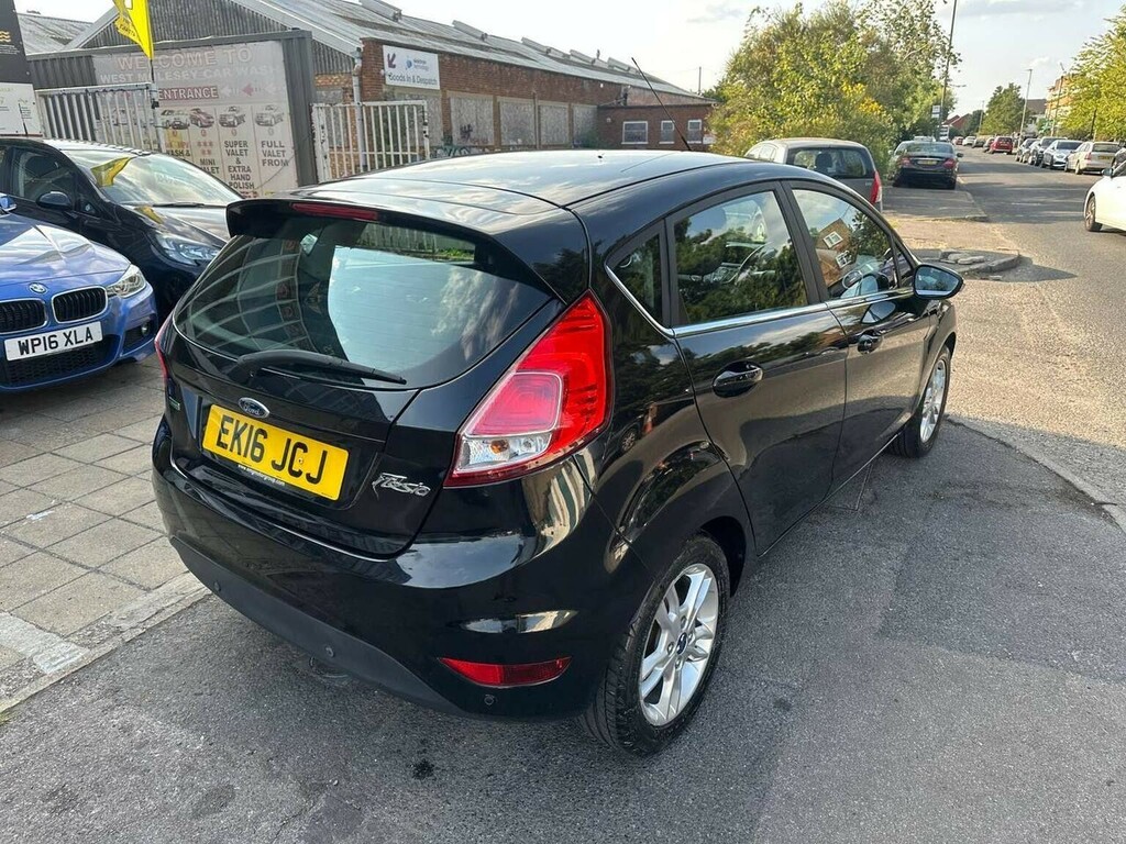 Ford Fiesta Hatchback 1.0T Ecoboost Zetec Euro 6 Ss 20 EK16JCJ Black #4