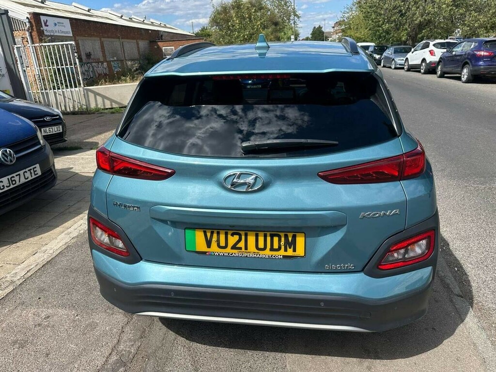 Hyundai Kona Suv 64Kwh Premium 7Kw Charger 202121 VU21UDM Blue #5