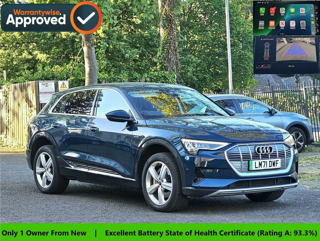 Audi E-tron 50 Technik Quattro 71.2Kwh 11Kw Charger Blue