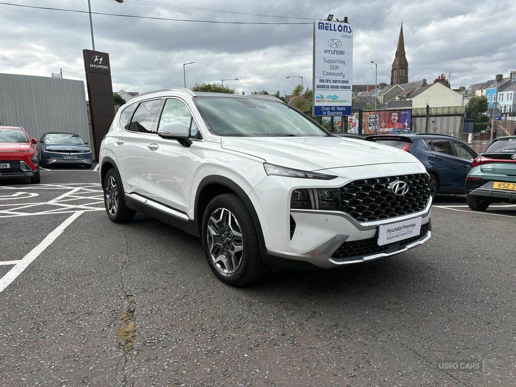 Hyundai Santa Fe 1.6 Tgdi Hybrid Ultimate White