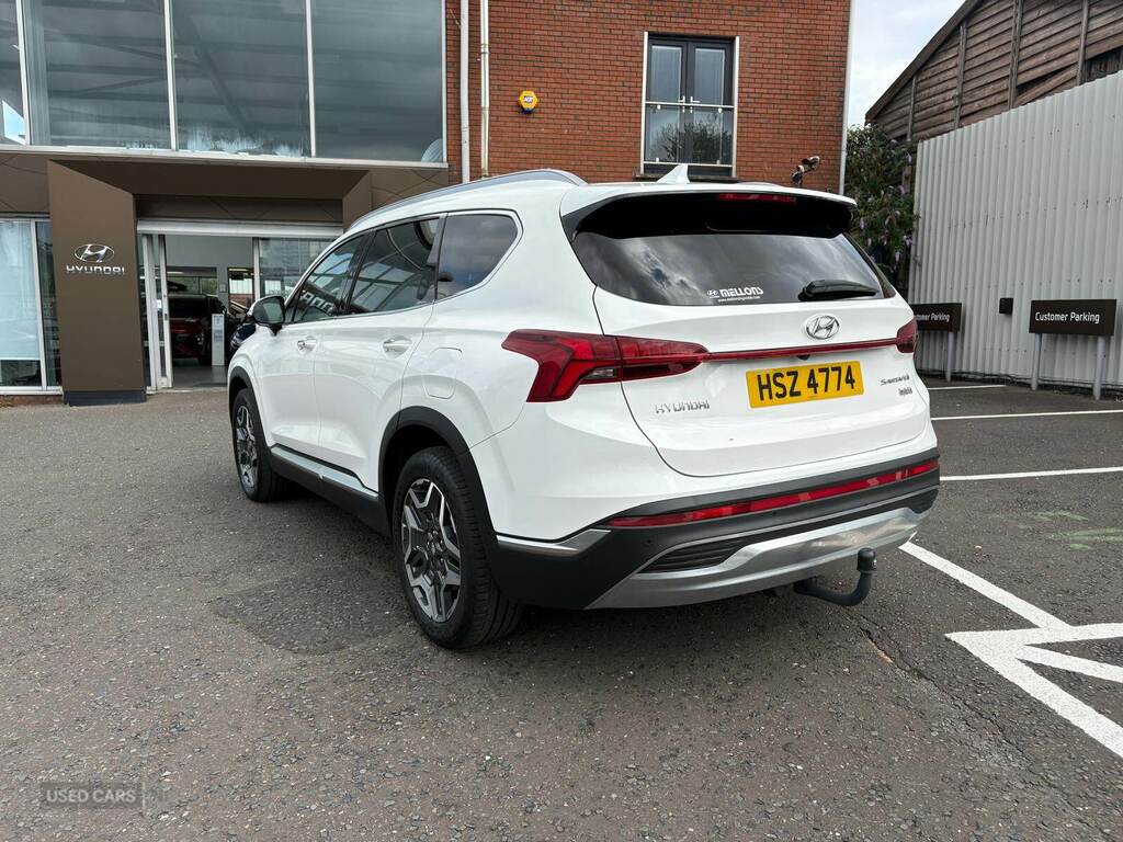 Hyundai Santa Fe 1.6 Tgdi Hybrid Ultimate White #5