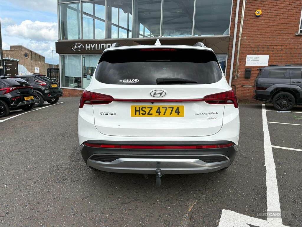 Hyundai Santa Fe 1.6 Tgdi Hybrid Ultimate White #4