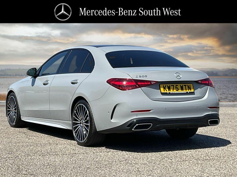 Mercedes-Benz C Class C 300 Amg Line Prem Mhe Black #2