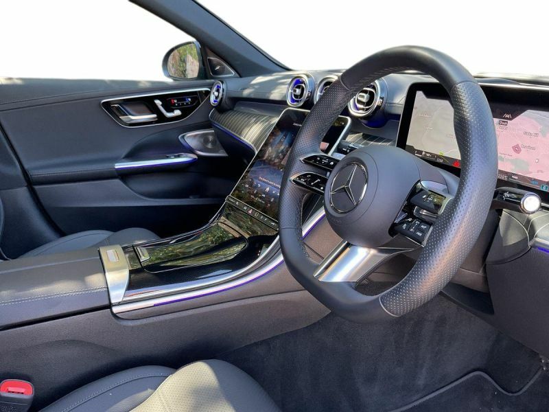 Mercedes-Benz C Class C 300 Amg Line Prem Mhe Black #5