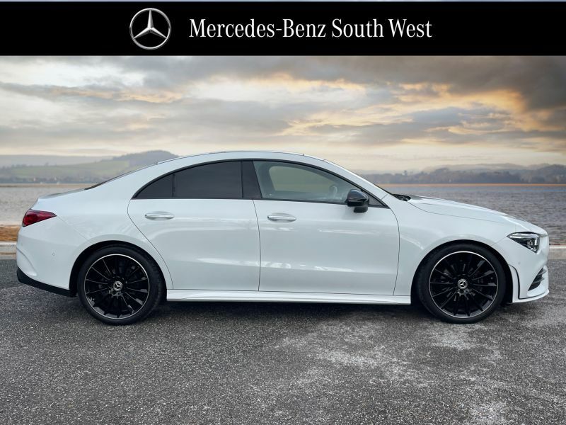 Mercedes-Benz CLA Class Saloon White #3